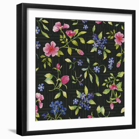 Watercolor Flowers 100-Yachal Design-Framed Giclee Print