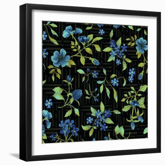 Watercolor Flowers 101-Yachal Design-Framed Giclee Print