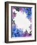 Watercolor Flowers and Butterflies-Irisangel-Framed Art Print