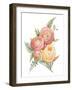 Watercolor Flowers Bouquet-Eisfrei-Framed Art Print