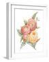 Watercolor Flowers Bouquet-Eisfrei-Framed Art Print