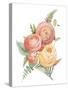 Watercolor Flowers Bouquet-Eisfrei-Stretched Canvas