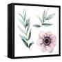 Watercolor Flowers Elements-Eisfrei-Framed Stretched Canvas