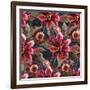 Watercolor Flowers-Marina Zakharova-Framed Art Print