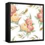 Watercolor Flowers-Eisfrei-Framed Stretched Canvas