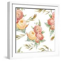 Watercolor Flowers-Eisfrei-Framed Art Print