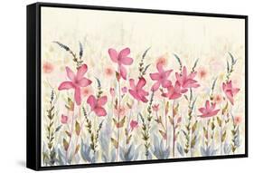 Watercolor Garden-Elyse DeNeige-Framed Stretched Canvas