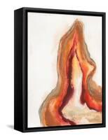 Watercolor Geode VI-Chris Paschke-Framed Stretched Canvas