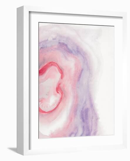 Watercolor Geode VIII-Chris Paschke-Framed Art Print