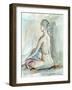 Watercolor Gesture Study II-Ethan Harper-Framed Art Print