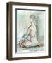 Watercolor Gesture Study II-Ethan Harper-Framed Art Print