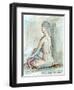 Watercolor Gesture Study II-Ethan Harper-Framed Art Print