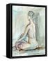 Watercolor Gesture Study II-Ethan Harper-Framed Stretched Canvas