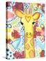 Watercolor - Giraffe-Jennifer McCully-Stretched Canvas