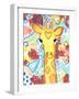 Watercolor - Giraffe-Jennifer McCully-Framed Giclee Print