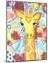 Watercolor - Giraffe-Jennifer McCully-Mounted Giclee Print