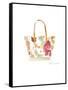 Watercolor Handbags I-Lanie Loreth-Framed Stretched Canvas