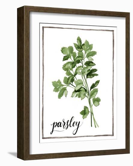 Watercolor Herbs II-Grace Popp-Framed Art Print