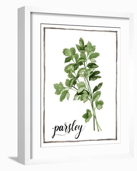 Watercolor Herbs II-Grace Popp-Framed Art Print