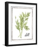 Watercolor Herbs III-Grace Popp-Framed Art Print