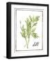 Watercolor Herbs III-Grace Popp-Framed Art Print