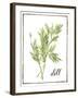 Watercolor Herbs III-Grace Popp-Framed Art Print