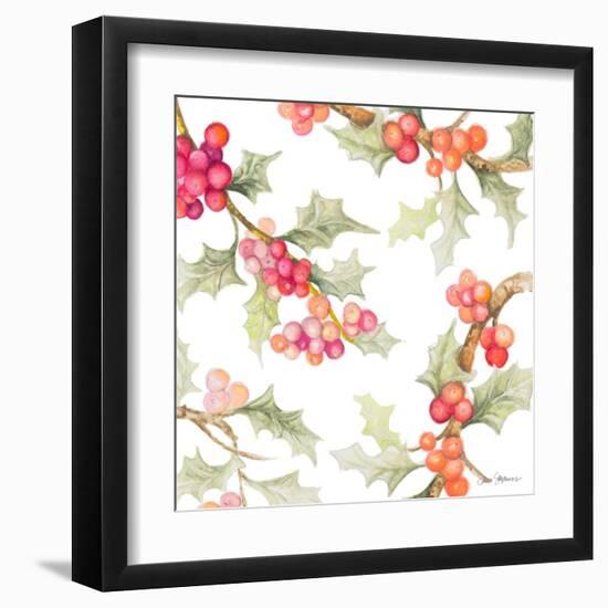 Watercolor Holly I-Janice Gaynor-Framed Art Print