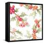 Watercolor Holly I-Janice Gaynor-Framed Stretched Canvas