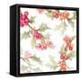 Watercolor Holly I-Janice Gaynor-Framed Stretched Canvas