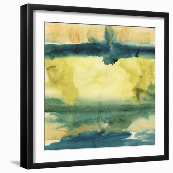 Watercolor Horizon II-Joyce Combs-Framed Art Print