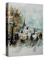 Watercolor Houyet-Pol Ledent-Stretched Canvas