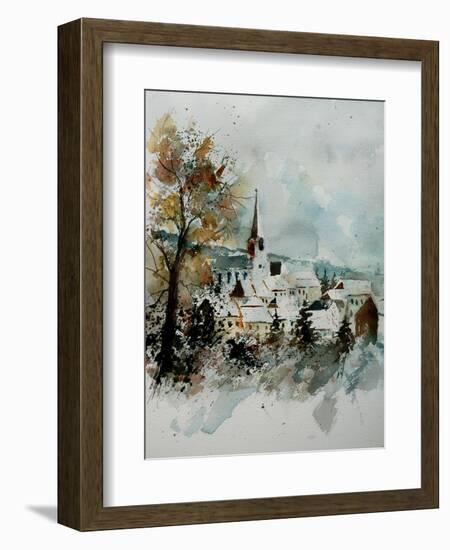 Watercolor Houyet-Pol Ledent-Framed Art Print