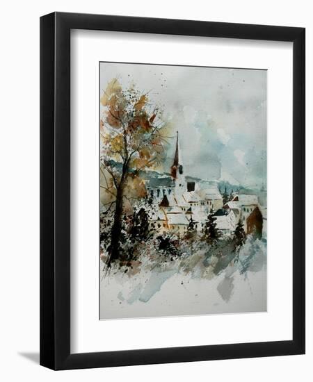 Watercolor Houyet-Pol Ledent-Framed Art Print