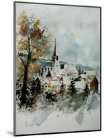 Watercolor Houyet-Pol Ledent-Mounted Art Print