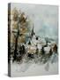 Watercolor Houyet-Pol Ledent-Stretched Canvas