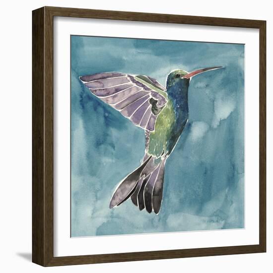 Watercolor Hummingbird I-Grace Popp-Framed Art Print