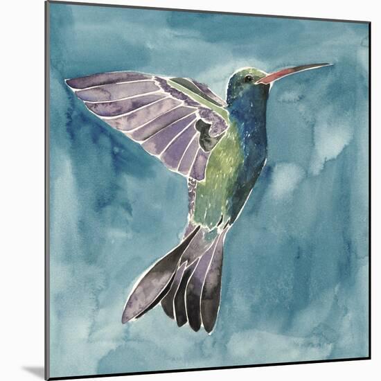 Watercolor Hummingbird I-Grace Popp-Mounted Art Print