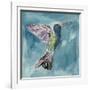 Watercolor Hummingbird I-Grace Popp-Framed Giclee Print