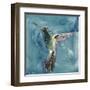 Watercolor Hummingbird II-Grace Popp-Framed Art Print