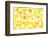 Watercolor Illustration of Autumn Leaves-YOTUYA-Framed Photographic Print