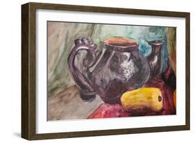 Watercolor Ilustration-Suriko-Framed Art Print