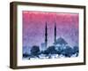 Watercolor Istanbul-Baloncici-Framed Art Print