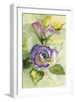 Watercolor Lavender Floral II-Lanie Loreth-Framed Art Print