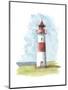 Watercolor Lighthouse II-Naomi McCavitt-Mounted Art Print