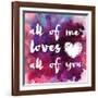 Watercolor Love 1-Melody Hogan-Framed Art Print