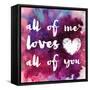 Watercolor Love 1-Melody Hogan-Framed Stretched Canvas