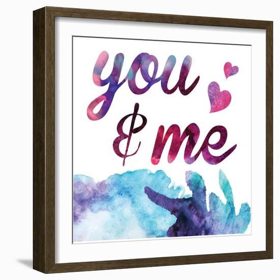 Watercolor Love 4-Melody Hogan-Framed Art Print