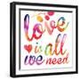 Watercolor Love 5-Melody Hogan-Framed Art Print