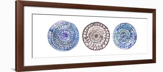 Watercolor Mandalas 1-Lora Gold-Framed Premium Giclee Print