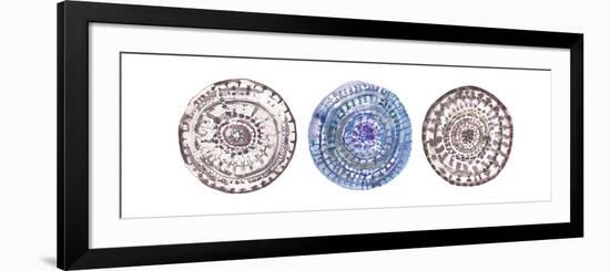 Watercolor Mandalas 2-Lora Gold-Framed Premium Giclee Print